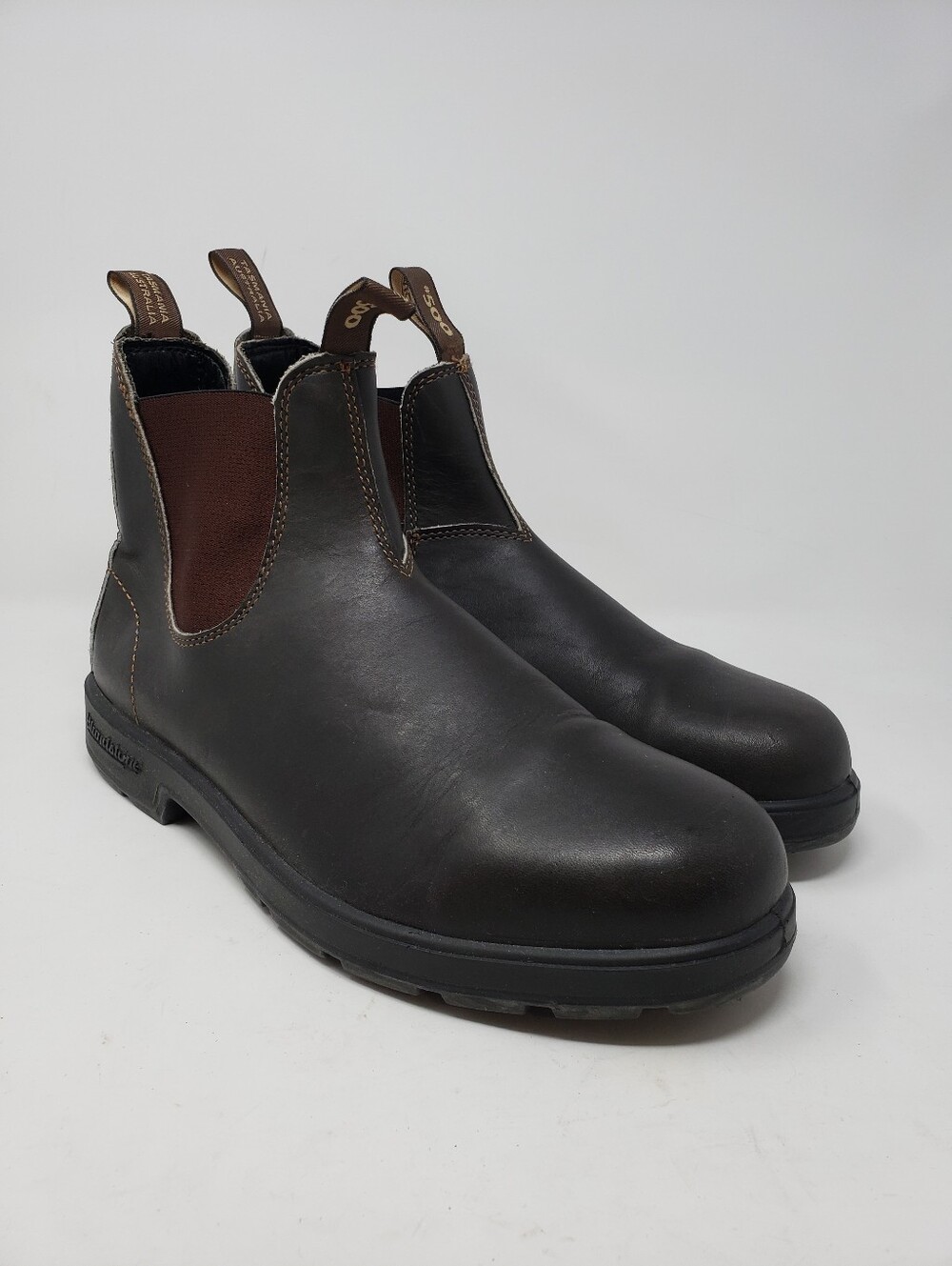 Blundstone Original #500 Chelsea Boots In Stout Brown Size 13